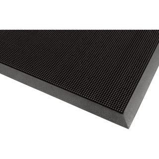 NoTrax Rubber Brush Floor Matting — 36in. x 72in., Black, Model# 345S3672BL  Entrance Matting
