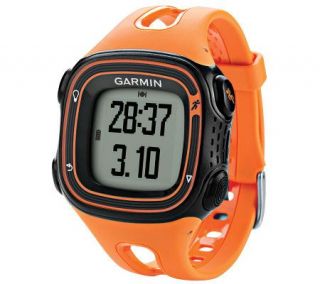 Garmin GPS Running Watch in Black and Orange —
