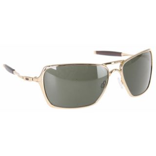 Oakley Inmate Sunglasses Polished Gold/Dark Grey Lens