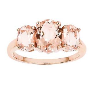 three stone ring in 14k rose gold size 7 orig $ 559 00 475
