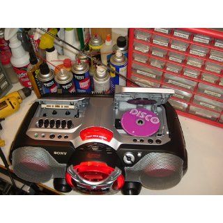 Sony CFDG505 Radio Cassette Recorder Boombox (Black)   Players & Accessories