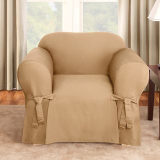 Sure Fit Logan Camel Chair Slipcover Sure Fit Chair Slipcovers