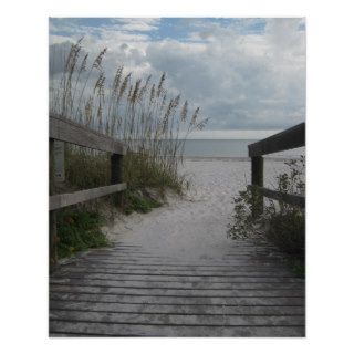 Florida Beach Path Posters