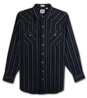 Ely Cattleman Tall Mens Long Sleeve Western Stripe Shirt at  Men�s Clothing store