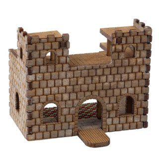 Dollhouse Miniature Mini Castle Kit Toys & Games