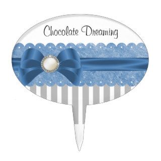 Baby Shower Cake Toppers Ribbon, Bow & Brooch