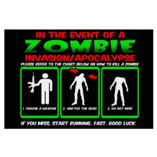 Zombie Apocalypse Signs