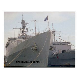USS RALEIGH (LPD 1) PRINT
