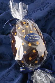 polka dots easter egg by madame oiseau fine chocolates