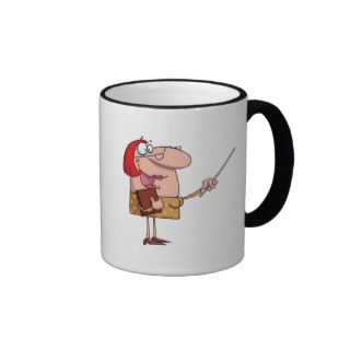 Funny Cartoon Female teacher Coffee Mugs