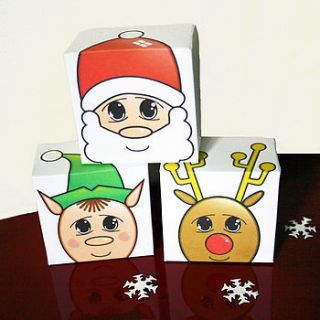 christmas character decorations by julianna grove