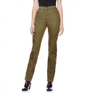 DG2 Tribal Embroidered Skinny Jeans