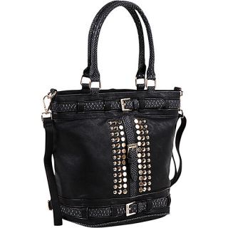 Nicole Lee Lori Studded Framed Duffle Bag