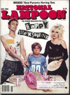 NATIONAL LAMPOON Punk Rock Thanksgiving John Hughes PJ O'Rourke 11 1980 Entertainment Collectibles