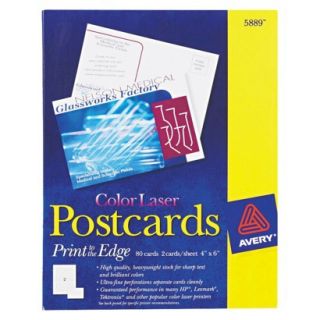 Avery® Print To The Edge Postcards   White (