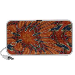Desert Butterfly Abstract Doodle Mini Speakers