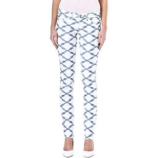 ISABEL MARANT ETOILE   Nelly printed skinny mid rise jeans
