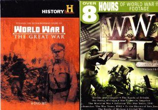The History Channel  Ultimate WWI Collection  14 Episodes  Most Decorated The Doughboys , WWI Death of Glory , Secrets of World War I , The First Dogfighters , Red Baron and The Wings of Death , Airships , Mystery U Boat of WWI , World War One Jutlan