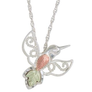 hummingbird pendant in sterling silver $ 59 00 add to bag send a hint