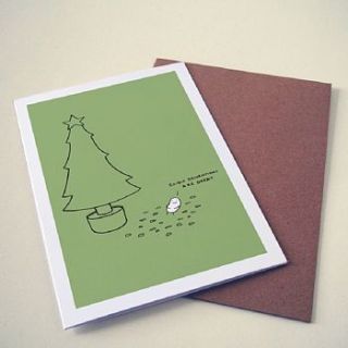 'edible decorations' christmas card by hole in my pocket
