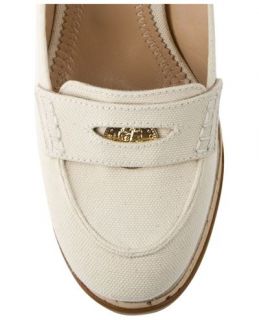 Chloé Cork Wedge Penny Loafers