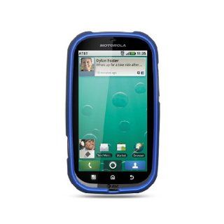 Blue Hard Cover Case for Motorola Bravo MB520 Cell Phones & Accessories