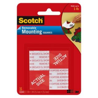 3M Scotch Removable Mounting Squares 16 ct.