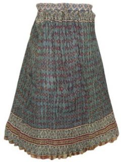 Evening Indian Printed Cotton Skirt Womens Clothing Clothing