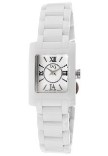 ESQ by Movado 7101385  Watches,Womens White Dial White Ceramic, Casual ESQ by Movado Quartz Watches