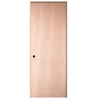 ReliaBilt Flush Hollow Core Lauan Right Hand Interior Single Prehung Door (Common 80 in x 36 in; Actual 81.75 in x 37.75 in)