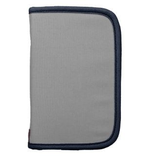 Dark Gray Blue Stylish Color Complementing Folio Planner