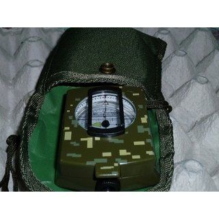 Military Prismatic Sighting Compass w/ Pouch