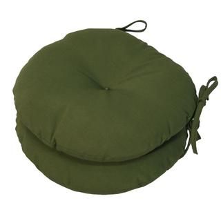 15 inch Round Outdoor Summerside Green Bistro Chair Cushions (set Of 2)