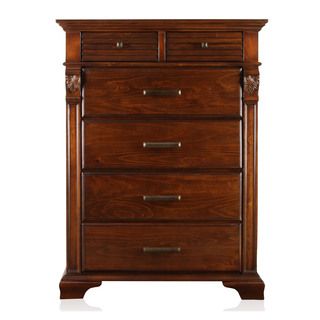Furniture Of America Eminell Six drawer Antique Walnut Chest