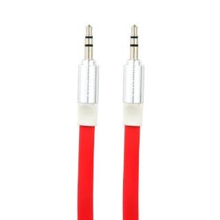 Replacement Cable for Dr. Dre Headphones Monster Solo Beats Studio / Apple iPod/ iPhone 5S/ i iPhone 5/Phone 4S/ iPhone 4/ iPhone 3GS and iPhone 3 1.2m (Elegant Red) Cell Phones & Accessories