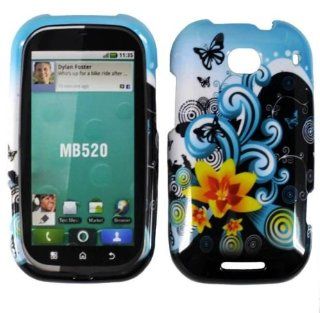 Yellow Lily Hard Case Cover for Motorola Bravo MB520 Cell Phones & Accessories
