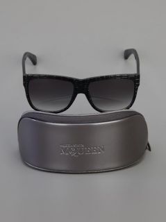 Alexander Mcqueen Flat Top Sunglasses   Elite