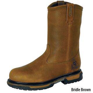 ROCKY Mens Iron Clad Waterproof 10 Wellington Plain Toe Work Boot 430489