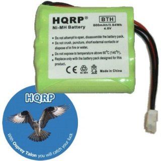 HQRP Battery compatible with Philips 2422 526 00148, 310420051271, HHR 60AAA/F4, 8100 911 02101 Replacement plus Coaster
