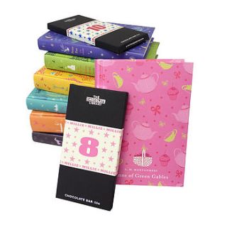 child's birthday chocolate and book gift set by quirky gift library