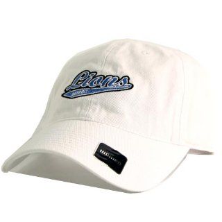 Detroit Lions Women's White Adjustable Baseball Hat  Sports Fan Baseball Caps  Sports & Outdoors