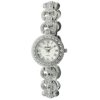 Peugeot Women's Silvertone Crystal Watch Women's Peugeot Watches