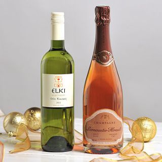 mum's christmas tipple two bottle wine gift by the daily drinker