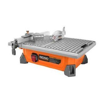 Factory Reconditioned Ridgid ZRR4020 7 in. Portable Job Site Wet Tile Saw   Power Table Saws  