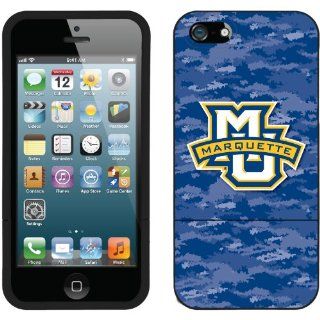 Marquette Emblem on Camo design on a Black iPhone 5s / 5 Slider Case by Coveroo Cell Phones & Accessories