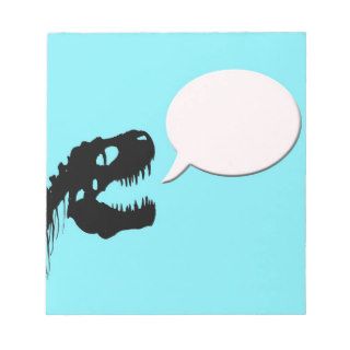 Dino says with space for customisation memo note pad