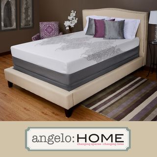 Angelohome Rossmore Deluxe 13 inch King size Memory Foam Mattress By Angelohome Silver Size King