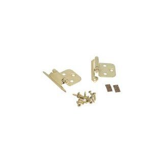 Amerock BP3429 3 Variable Overlay Modern Face Mount Self Closing Hinge, Bright Brass, 2 Pack   Cabinet And Furniture Hinges  