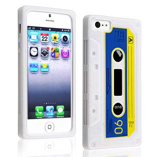 BasAcc White Tape Silicone Case for Apple iPhone 5/ 5S BasAcc Cases & Holders