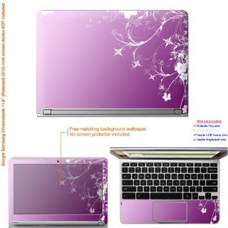 Decalrus   Matte Decal Skin Sticker for Google Samsung Chromebook with 11.6" screen (IMPORTANT read Compare your laptop to IDENTIFY image on this listing for correct model) case cover Mat_Chromebook11 531 Computers & Accessories
